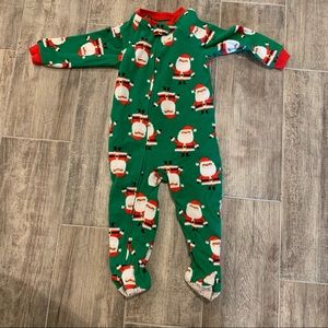 Santa Child of Mine/Carter’s Fleece Footed Pajamas